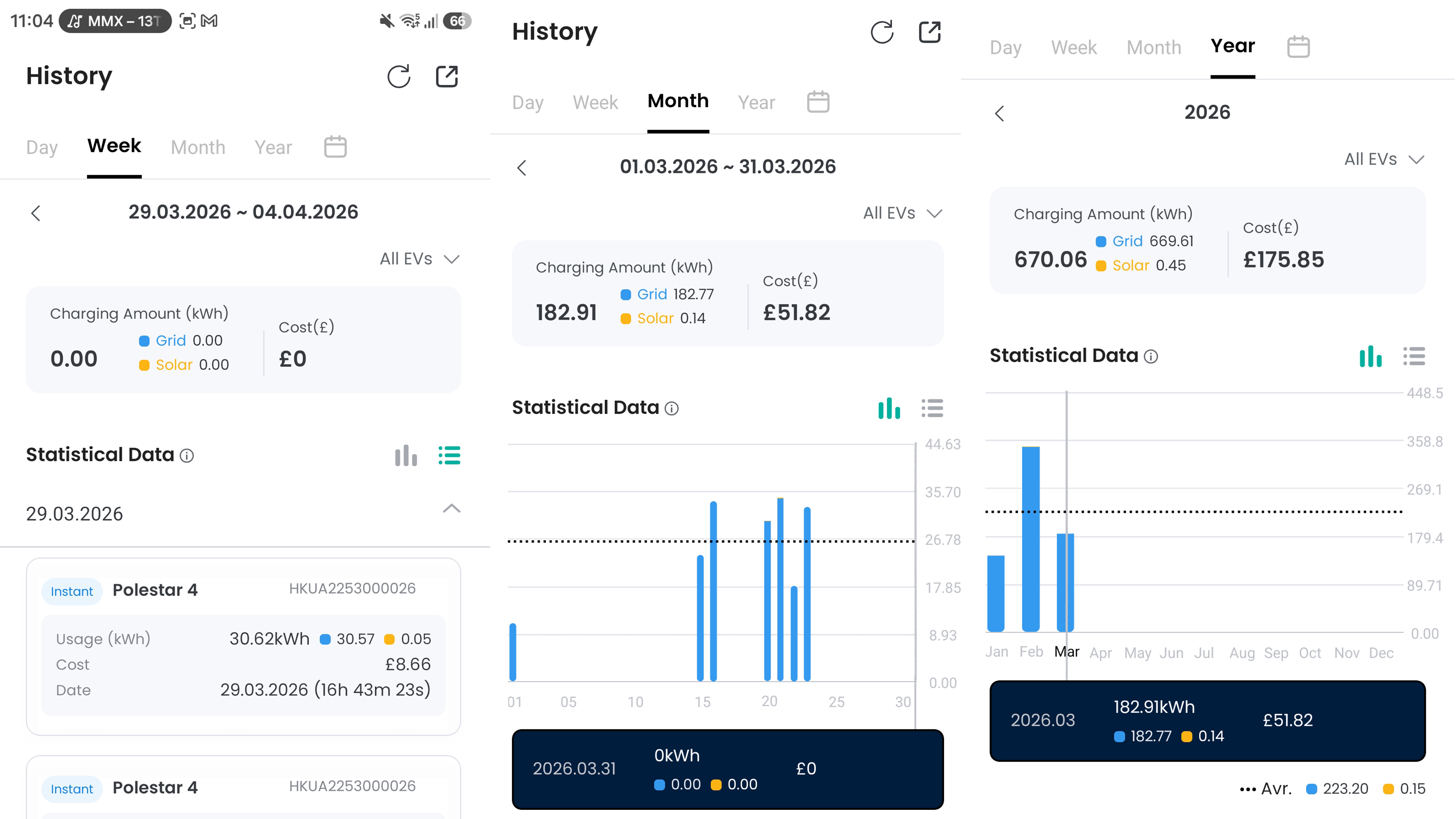 Humax MX7 via Humax Charge app on Android