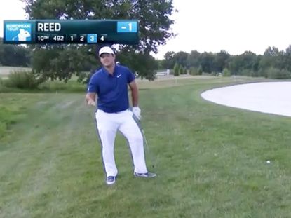 Patrick Reed Gets Angry At Cameraman