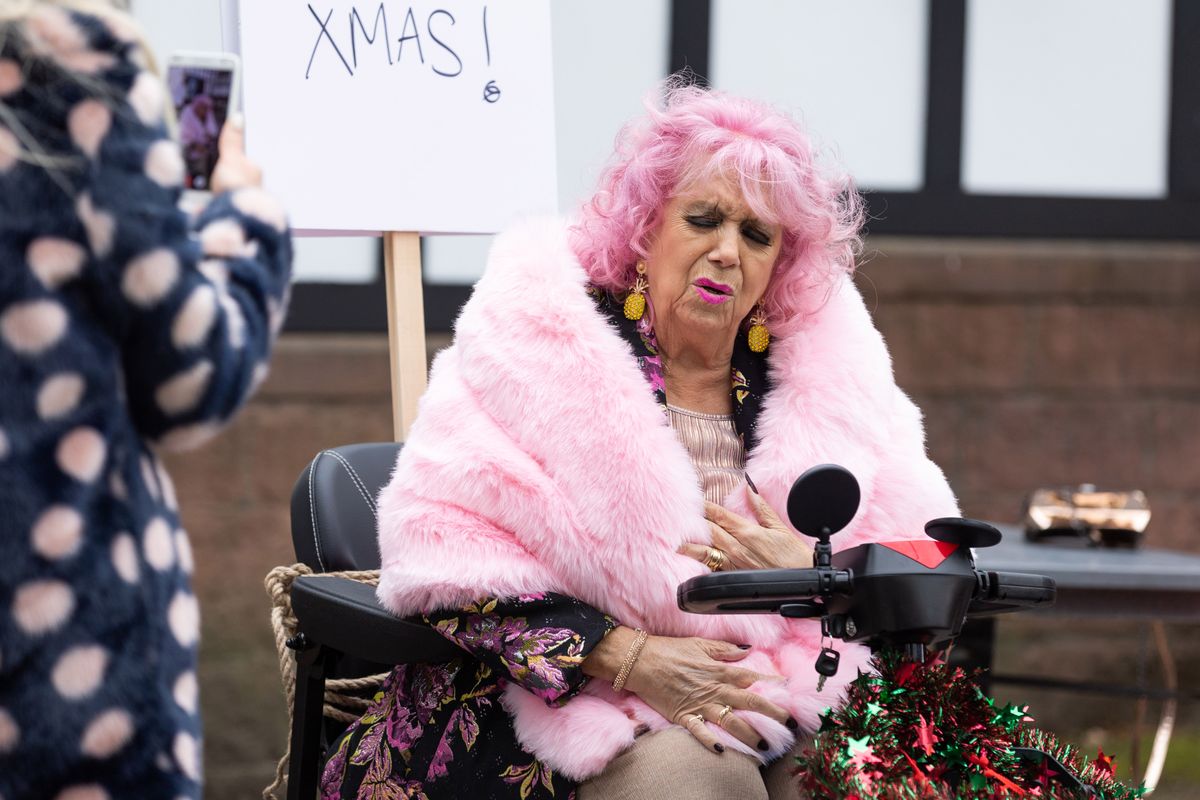 Nana McQueen has some bad news in Hollyoaks.