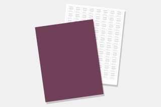 Each sheet comes printed with a grid on the back, for easy sharing