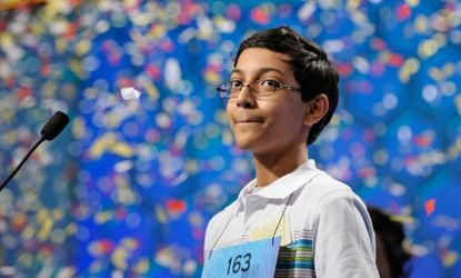 Arvind Mahankali wins the Scripps National Spelling bee with a word that basically means matzo ball.