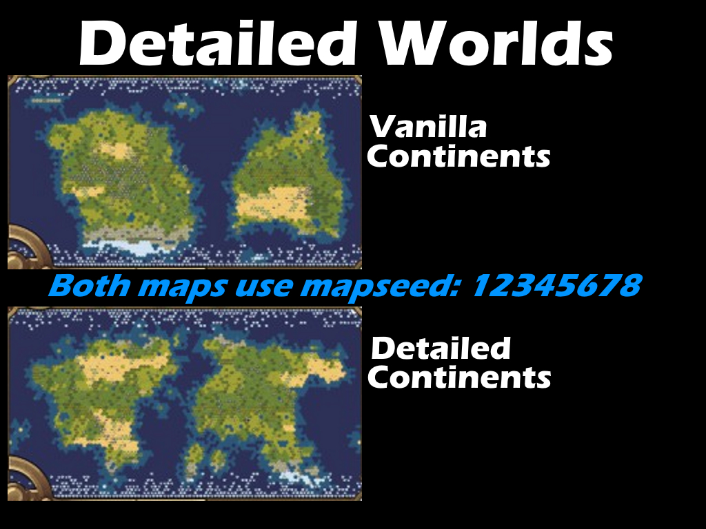 civ 6 mods: detailed worlds