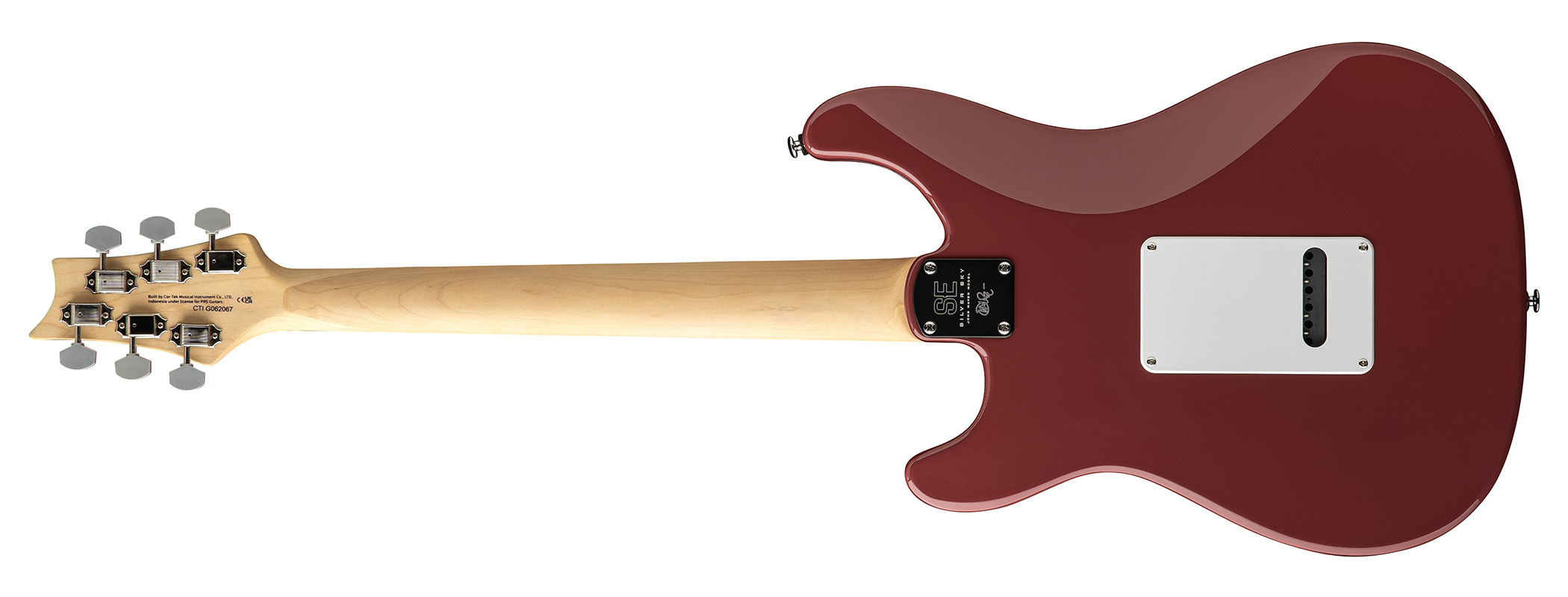 PRS SE Silver Sky Derby Red