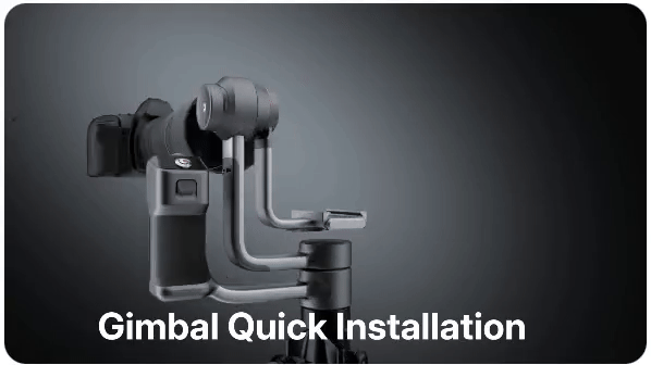 Farseer RocX camera and gimbal being attached to dedicated camera 