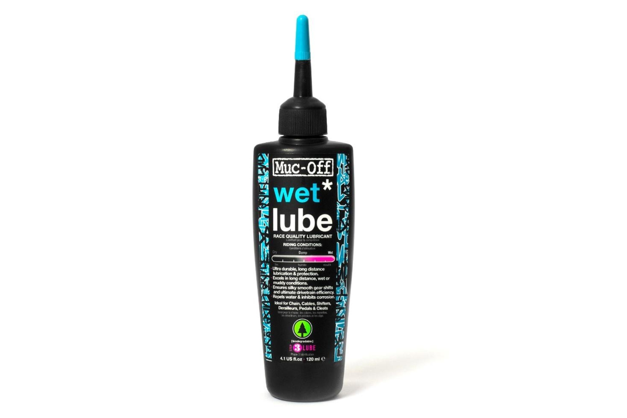 Muc-Off wet weather lube bottle