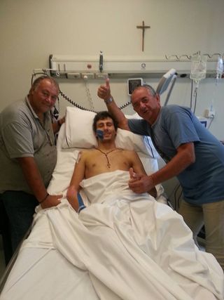 Adriano Malori on the mend