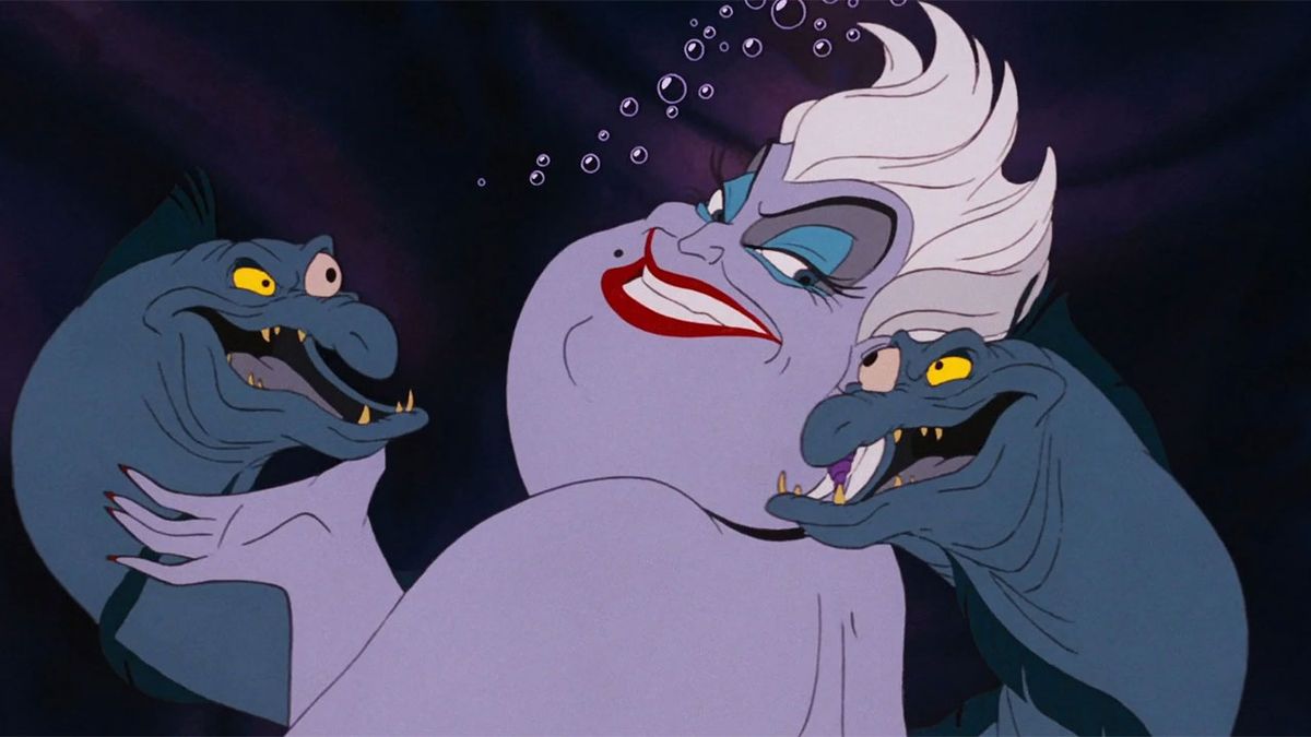 Ursula in The Little Mermaid Animated Movie