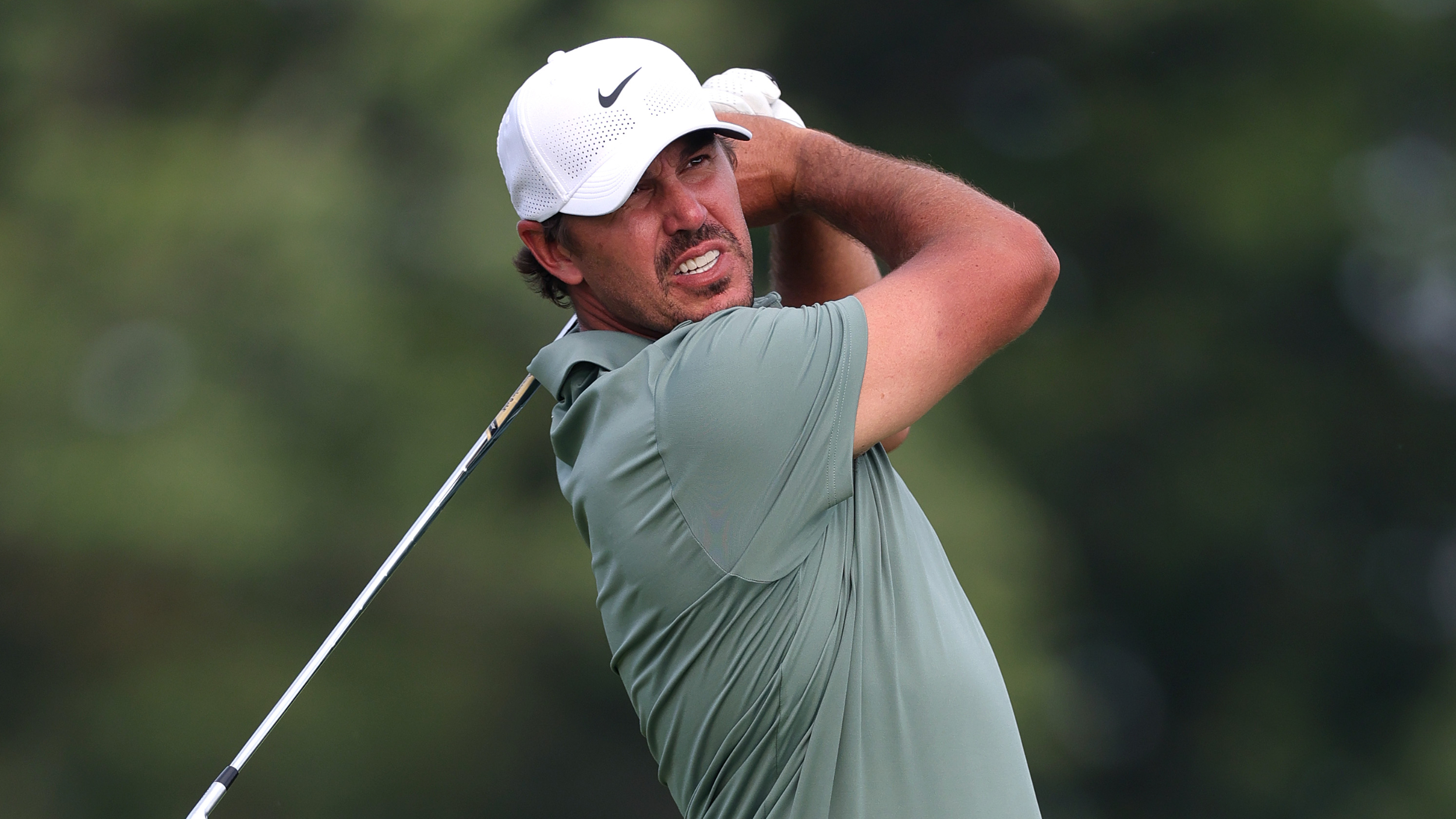 Brooks Koepka takes a shot at the US Open 