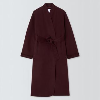 Burgundy coat from John Lewis