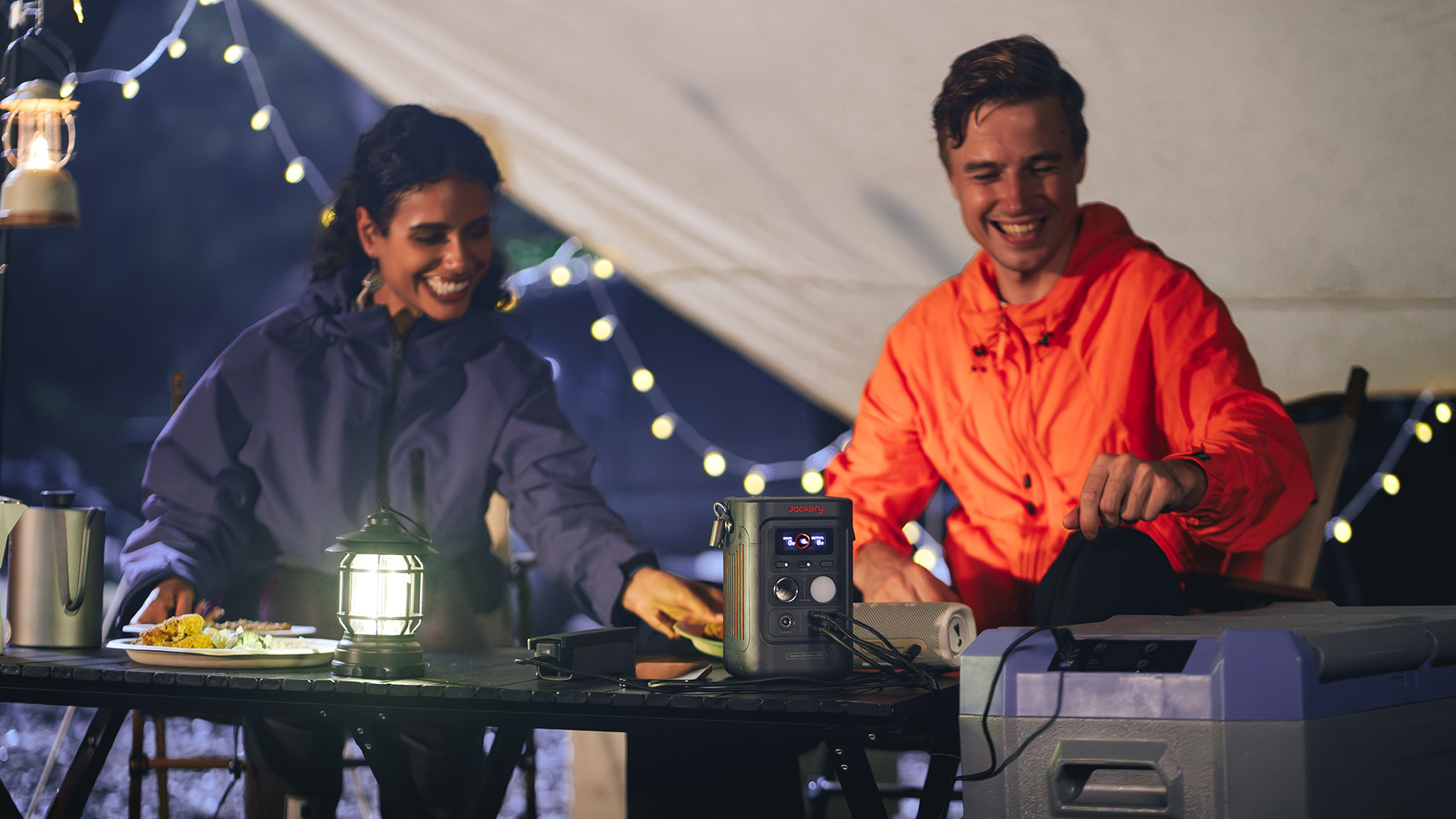 Jackery Explorer 300D in use