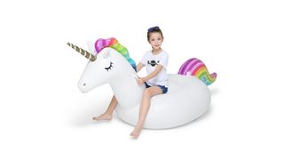 Jasonwell big inflatable unicorn pool float