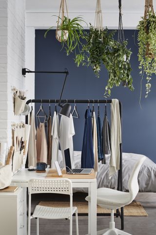 Ikea room divider ideas clothes rail