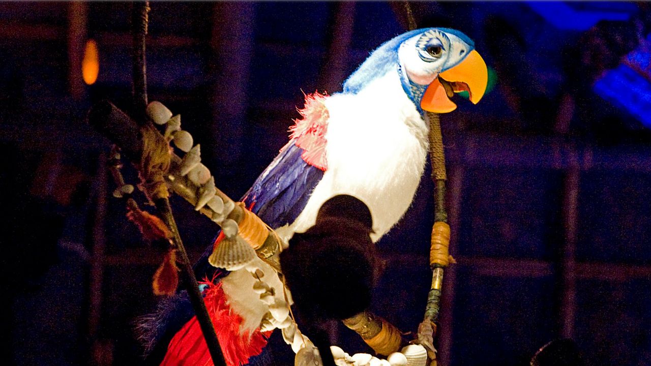 Tiki Room bird Pierre