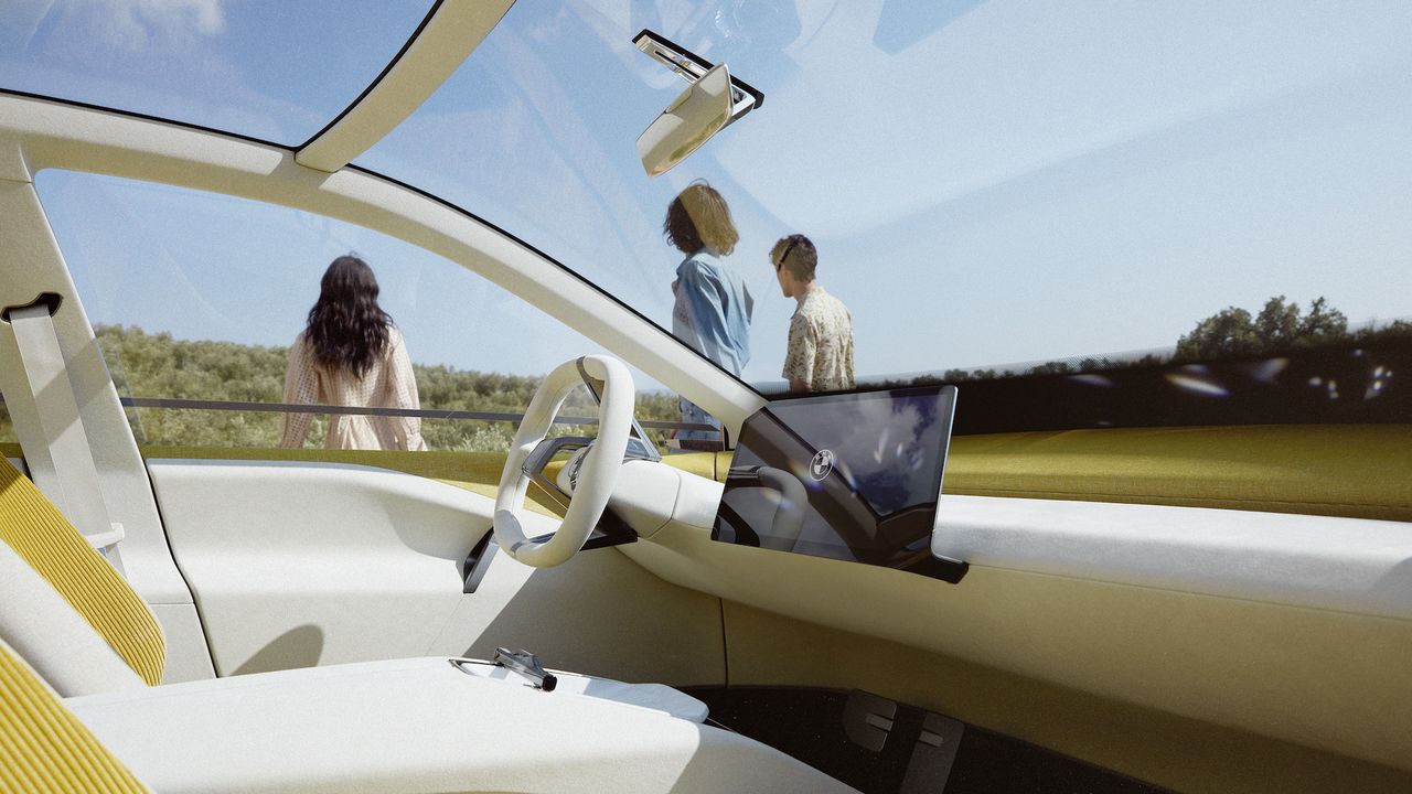 Inside the cockpit of a new BMW concept