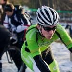 Jeremiah Dyer racing in the snow at Beernem