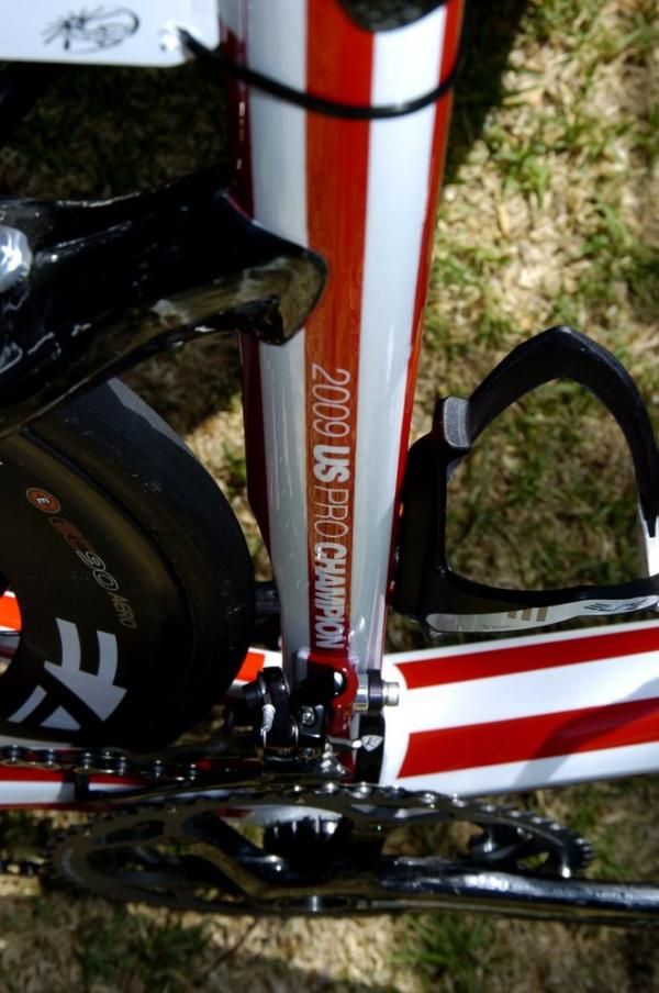 George Hincapie's BMC has been hand painted by JMS Creation.
