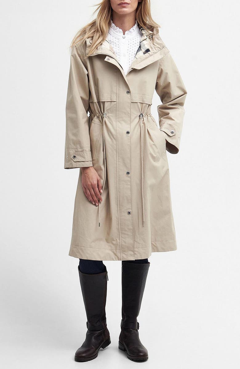 Lavender Waterproof Hooded Coat