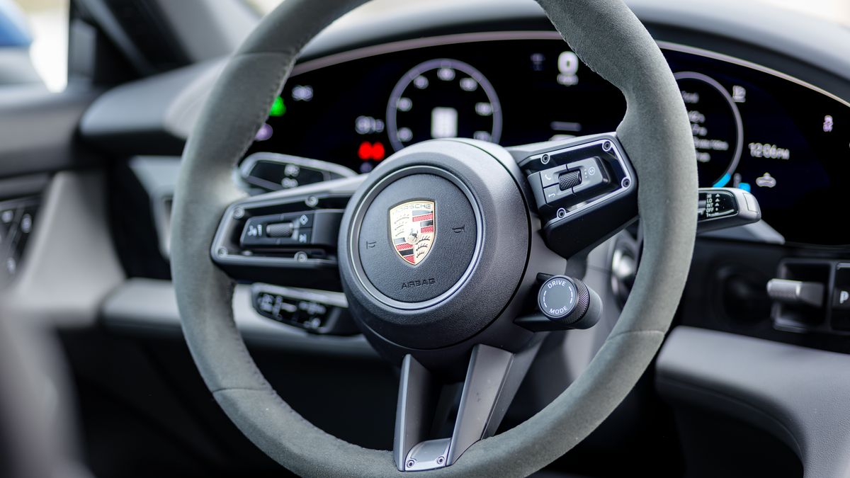2025 Porsche Taycan test drive.