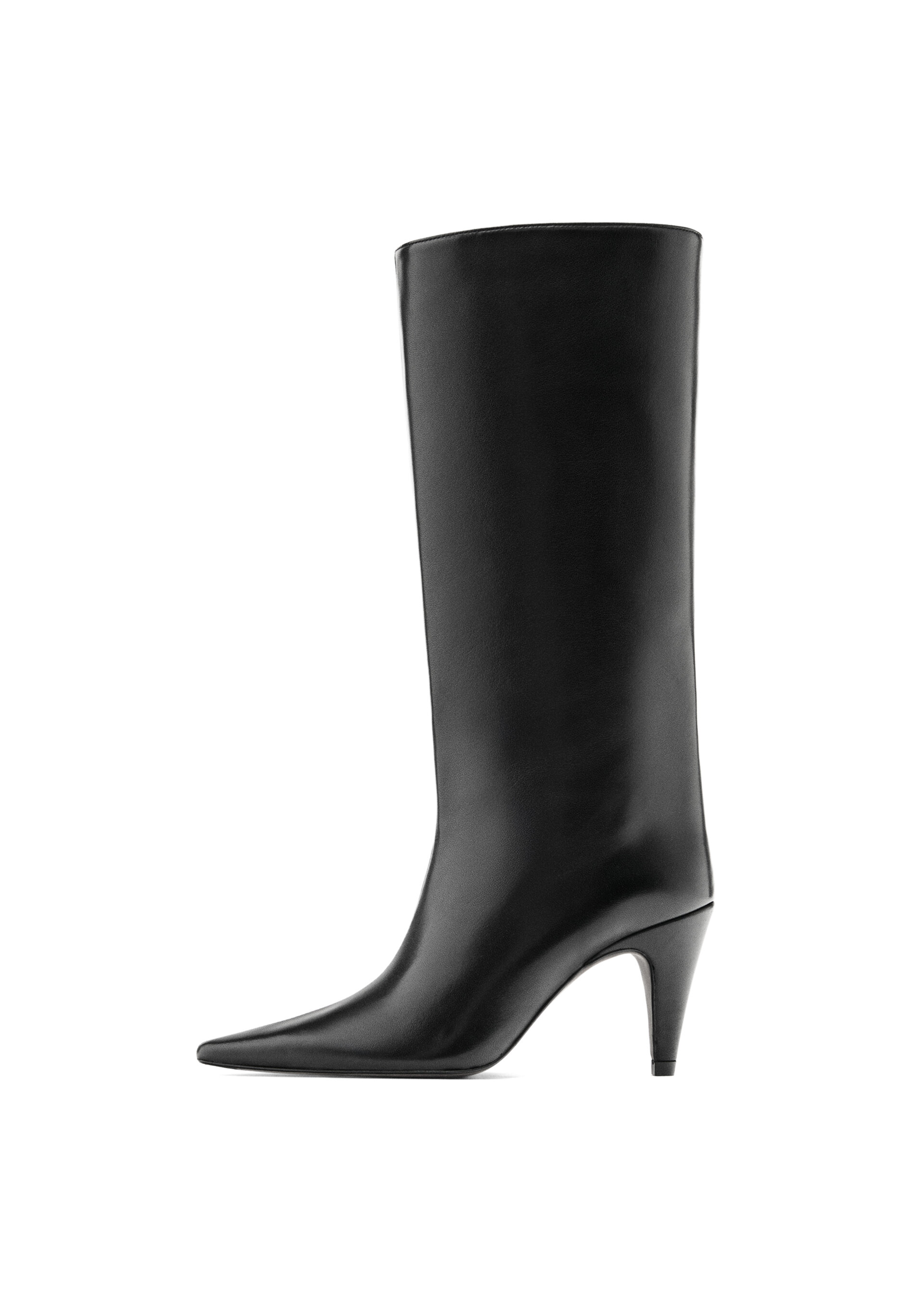 Heeled Leather Boots - Studio