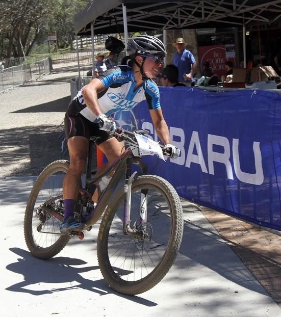 Eliza Kwan in eighth in the elite women's race