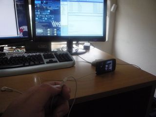 Take pictures with your headphones