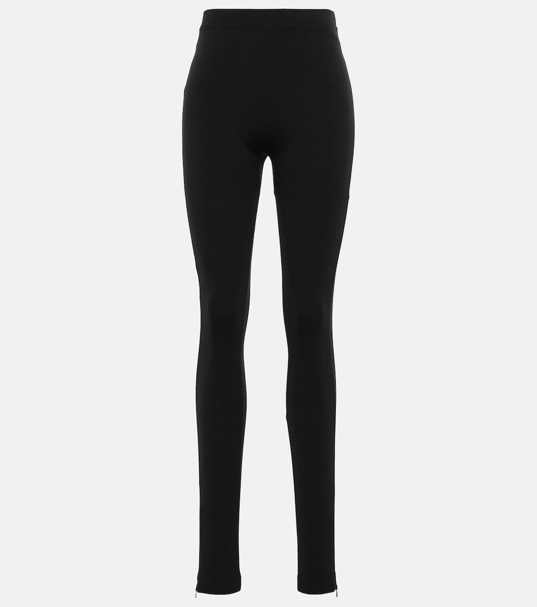Zip High-Rise Leggings in Black - Toteme