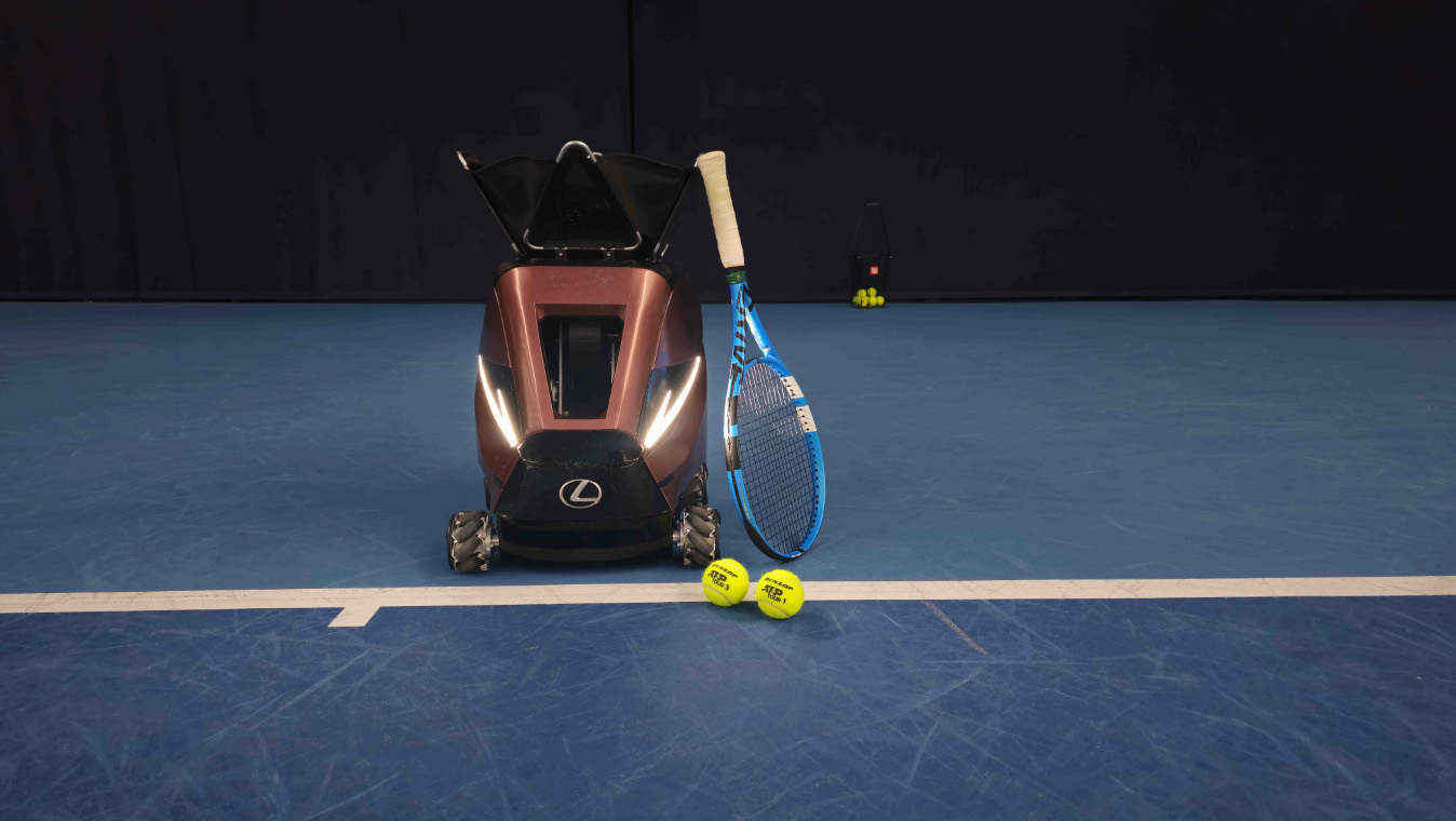 The new Lexus tennis machine.