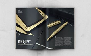'Ink quest' story from the April 2018 issue of Wallpaper*