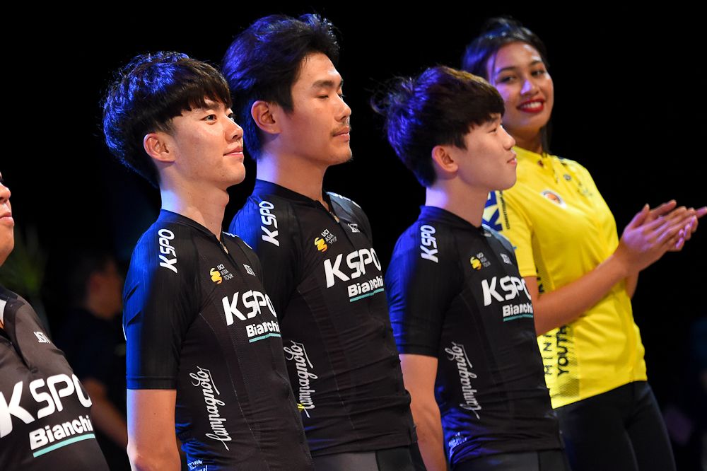 KSPO Bianchi at the Tour de Langkawi team presentation