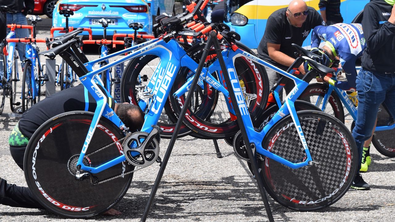 Pro Continental team Wanty-Groupe Gobert use Cube C68 as their TT offering