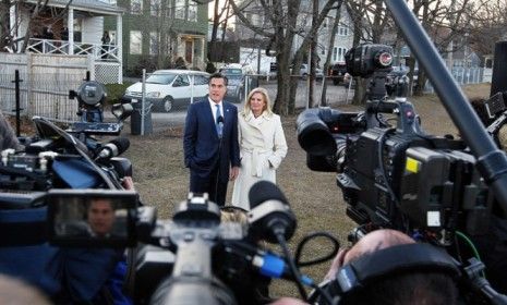 Mitt Romney speaks to media in Massachusetts on Super Tuesday: