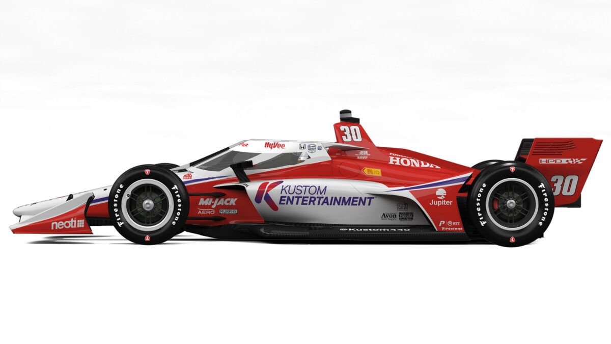 Neoti teams with Rahal Letterman Lanigan Racing to sponsor Harvey’s No. 30 Car.