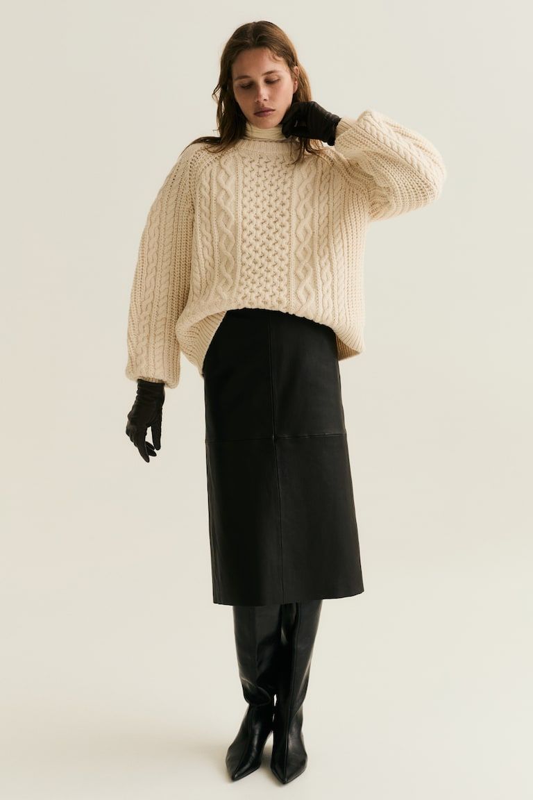 Cable-Knit Jumper