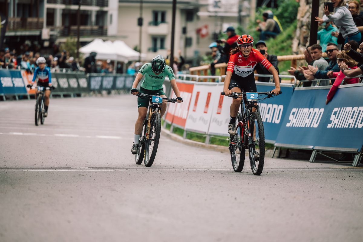 Alessandra Keller rides to second place at UCI MTB World Cup in Crans Montana
