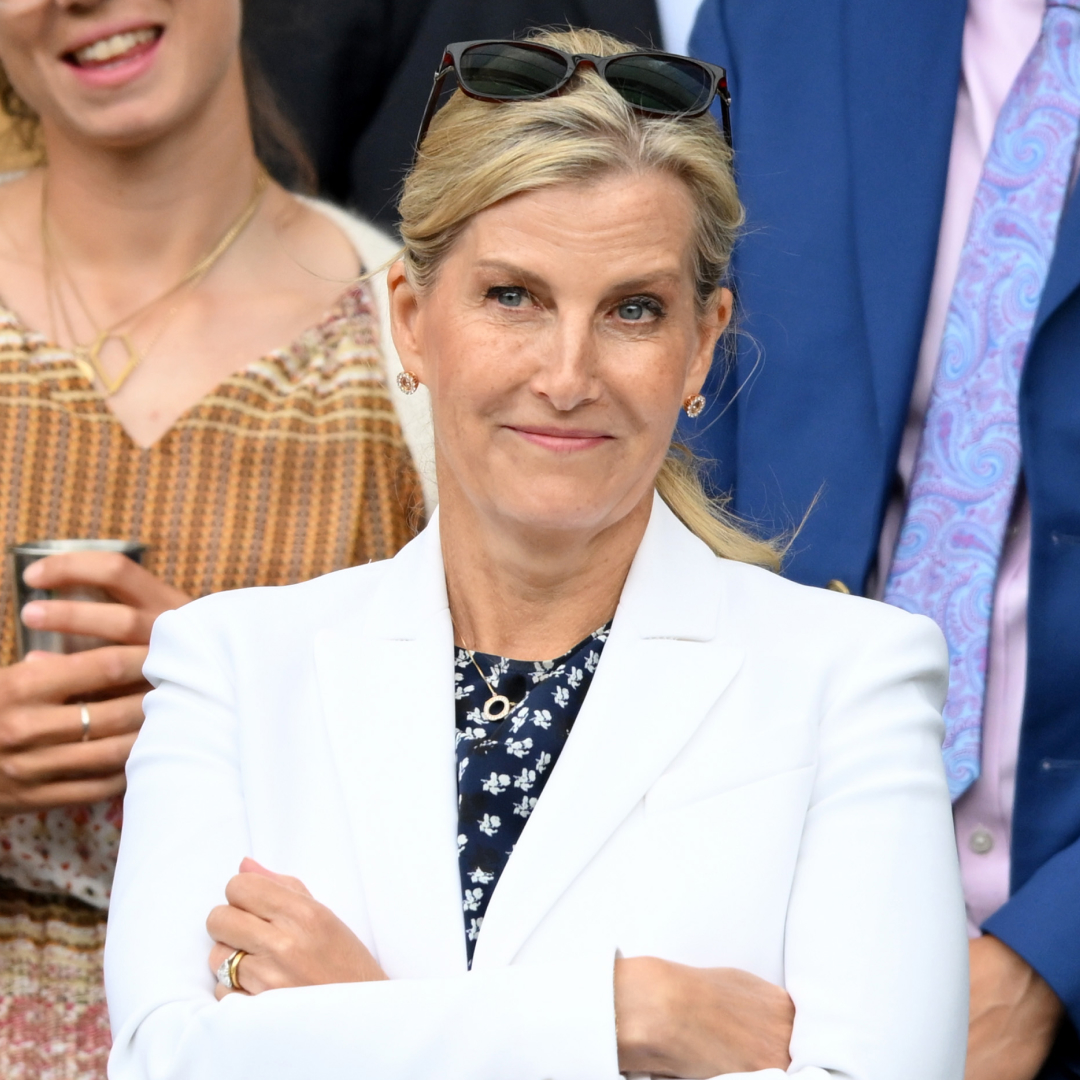 Duchess Sophie wearing a white blazer at Wimbledon