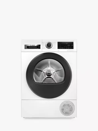 Bosch Series 6 Wqg245a0gb Freestanding Heat Pump Tumble Dryer, 9kg Load, White