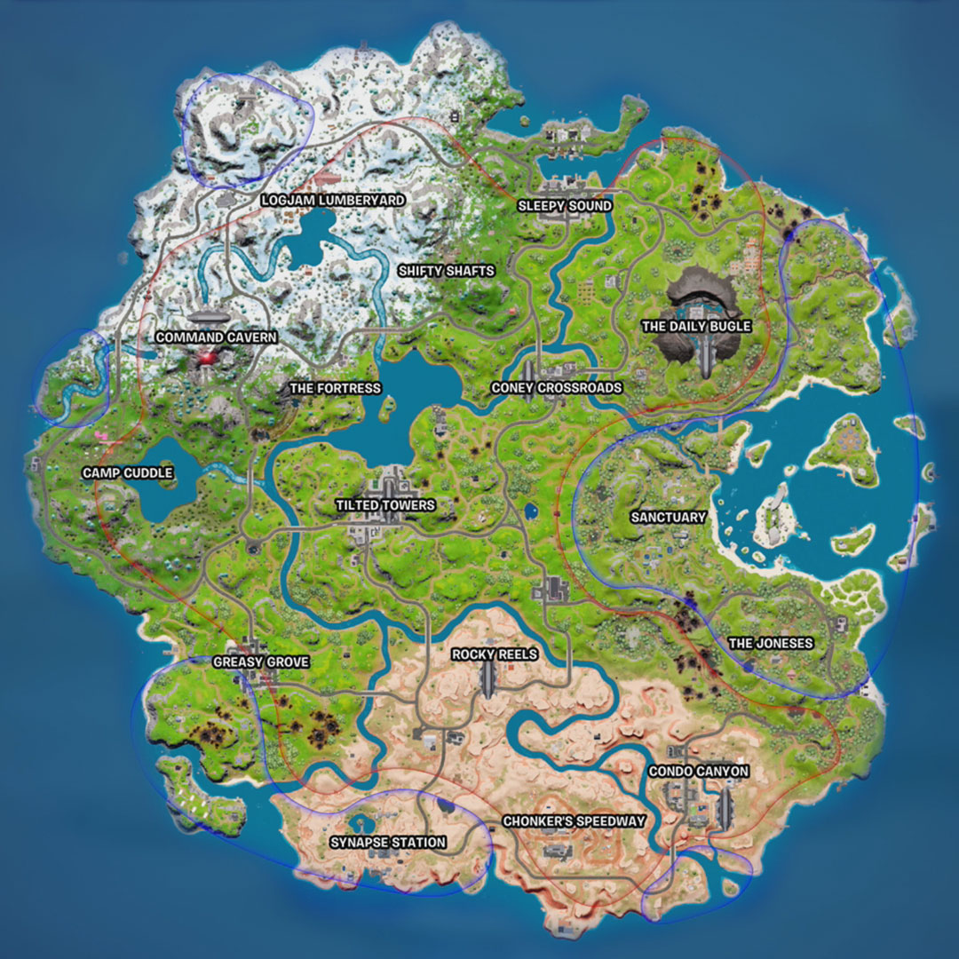 Fortnite map changes | GamesRadar+