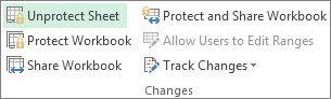 How to unprotect Excel