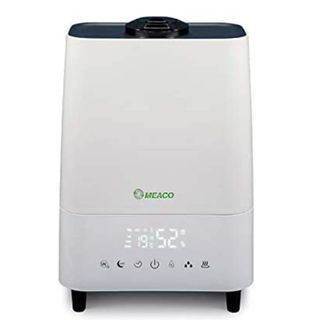 white dehumidifier with LED control display