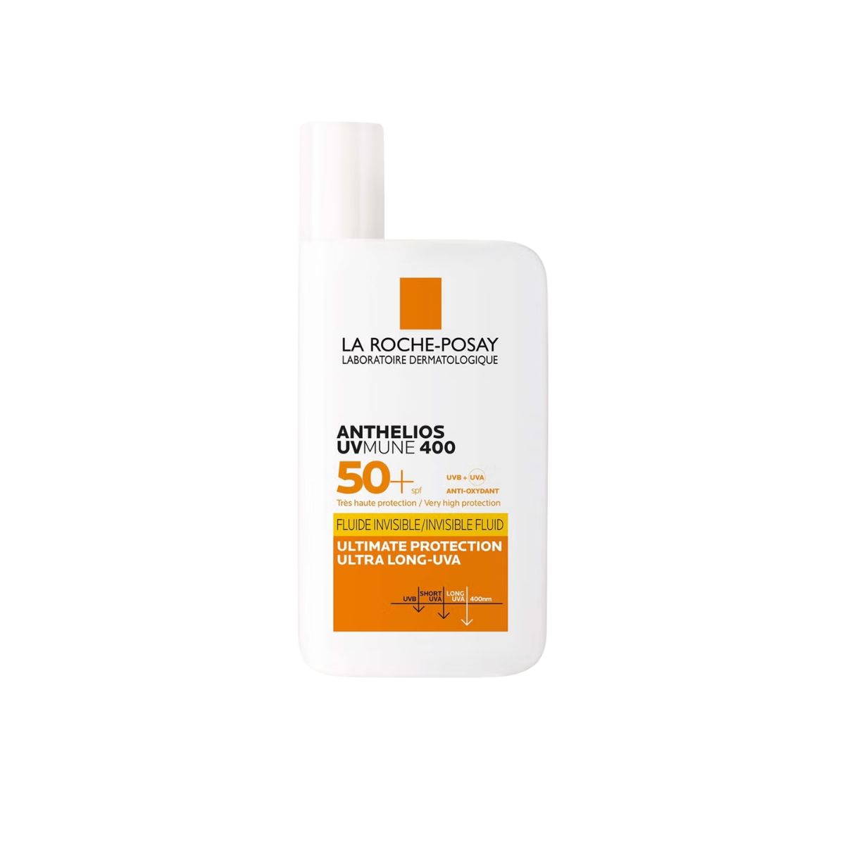 La Roche-Posay Anthelios Uvmune 400 Invisible Fluid Non-Perfumed Suncream Spf50+ 50ml