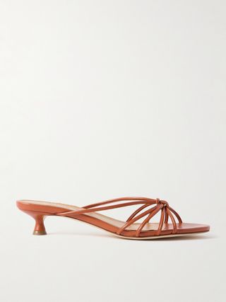 Milla Knotted Leather Sandals
