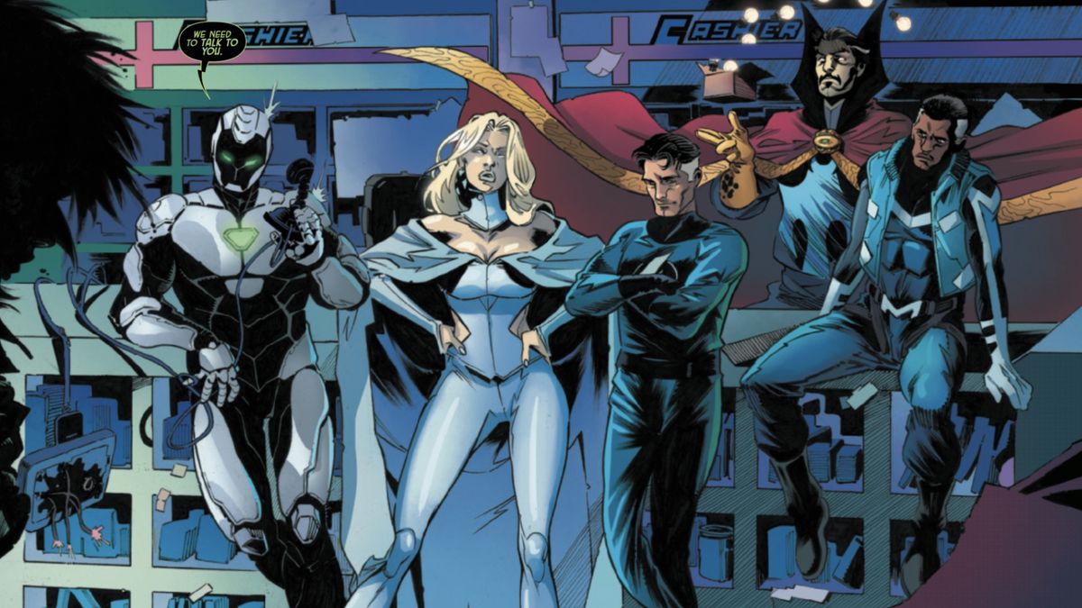 Thanos #1 debuts a new Illuminati, Marvel's superhero secret