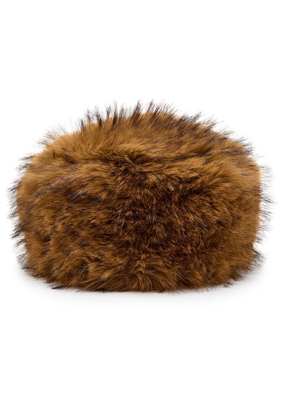Snuggle Faux Fur Babushka Hat