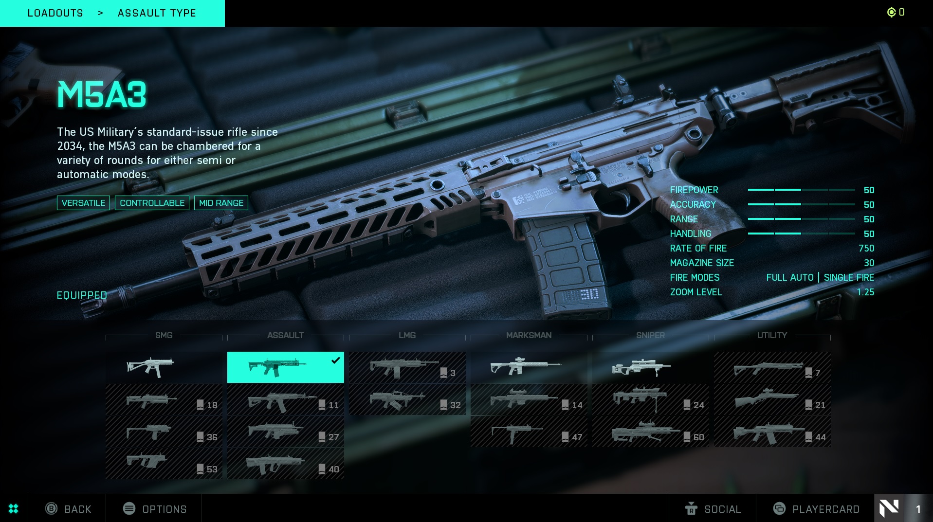 Battlefield 2042 guns - M5A3 stats