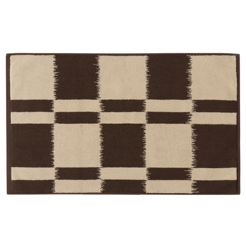 Brown & Off-White Karin Bath Mat