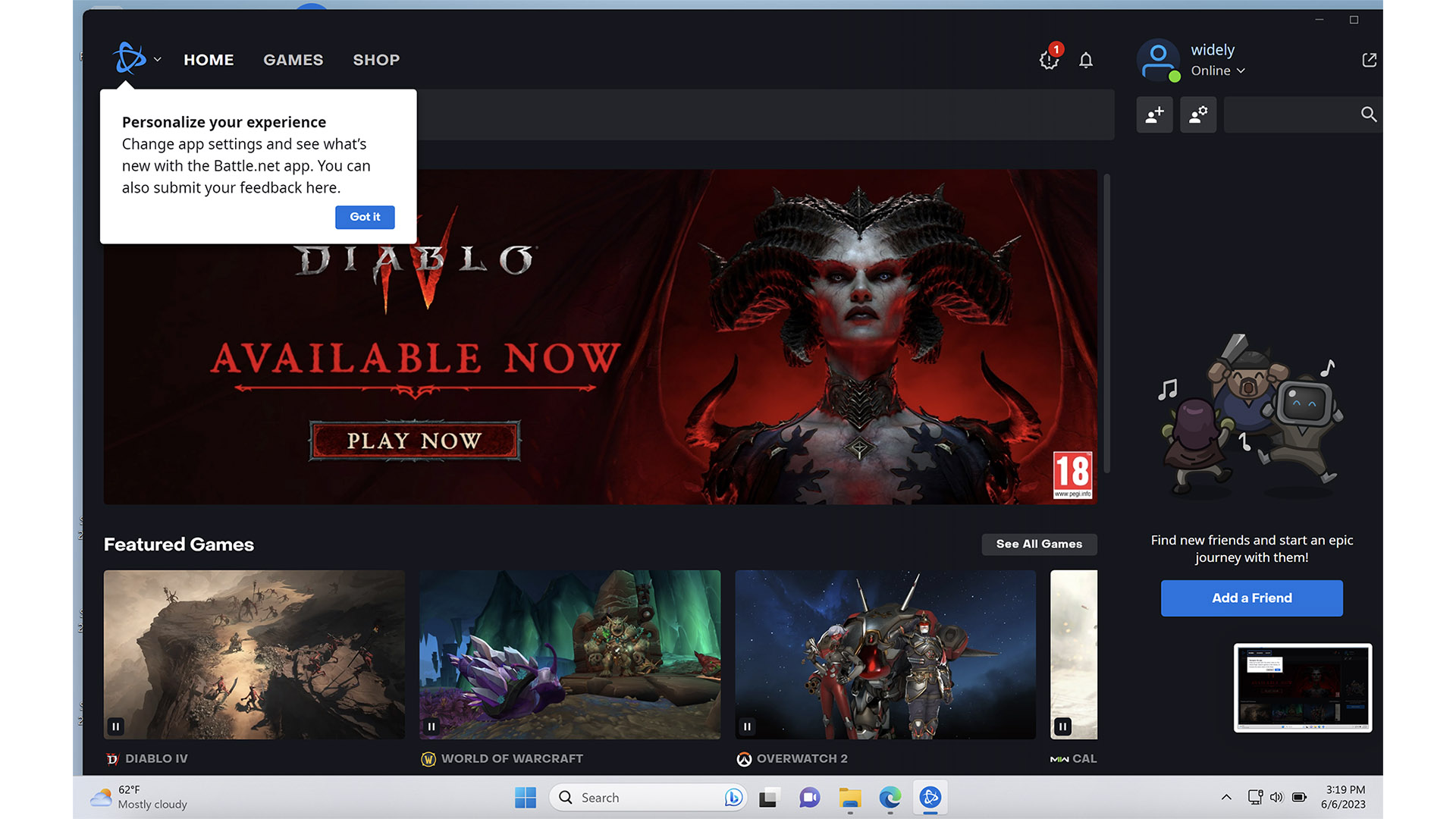 Diablo 4 on Mac