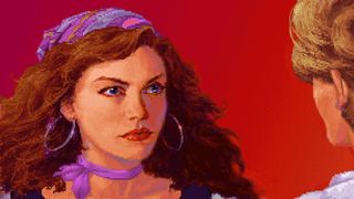 Elaine Marley, in pixel art