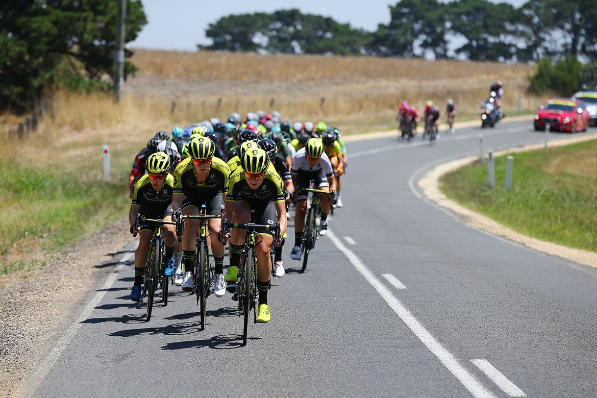 Mitchelton-Scott take control