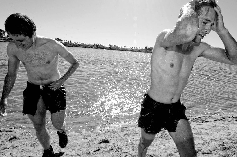 Novo Nordisk riders team-building with former US Navy SEALs