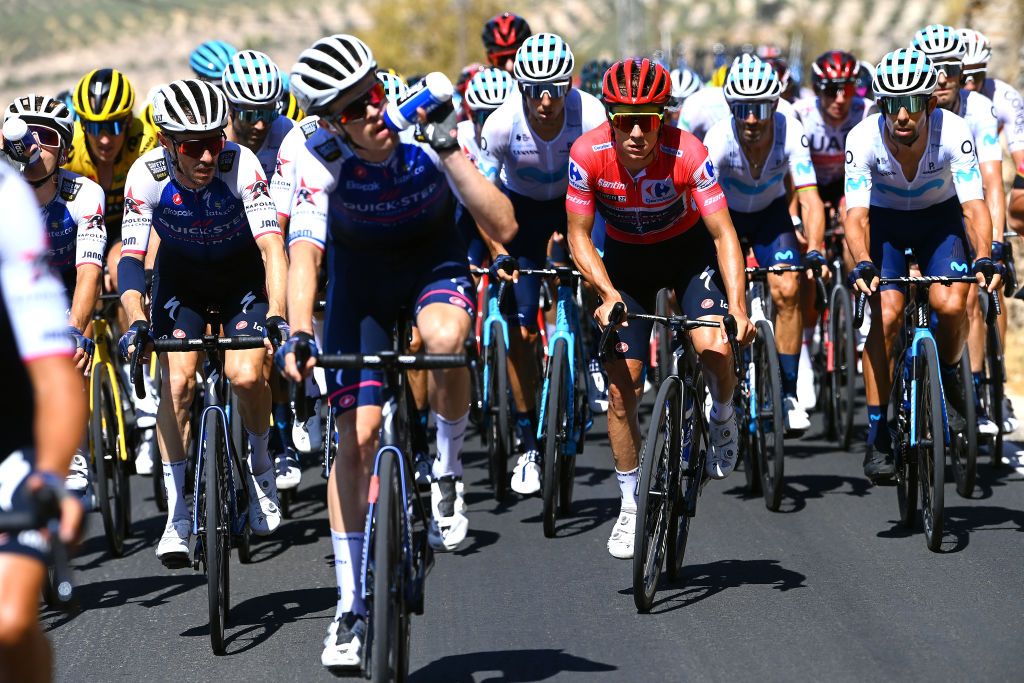 Remco Evenepoel on stage 14 at the Vuelta a Espana